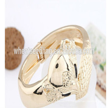 European&USA Fashion Metal Hollow Fan Temperament Exaggerated Bangle Bracelet For Women